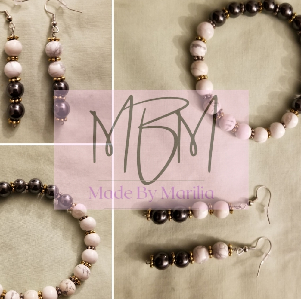 Handmade Bracelet and Earrings set